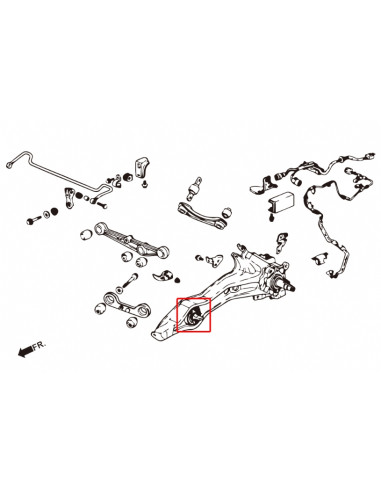 Rear Trailing Arm Bushing Honda Integra