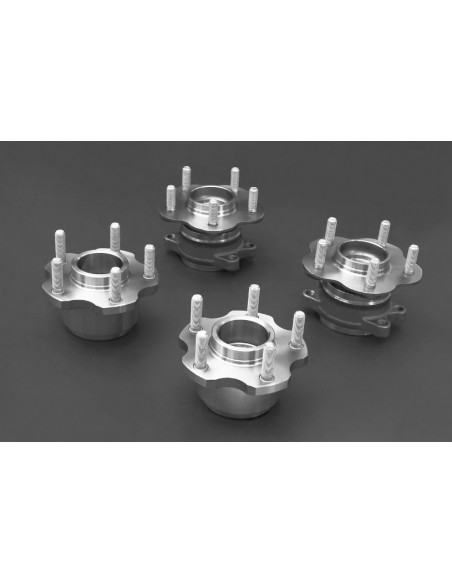 Kit Mozzi Ant. e Post. 5 Fori 114.3 Hardrace Nissan Silvia S13