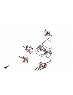 Supporti Motore Rinforzati Hardrace Mitsubishi Lancer Evo V VI 2