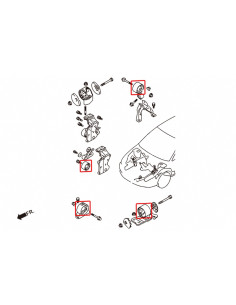 Reinforced Mount Bushing Mitsubishi Lancer evolution 2