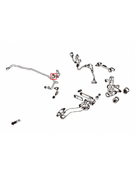 Boccole Barra Stabilizzatrice posteriore Hardrace Honda Civic MK7 + Type R