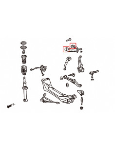 Silent block superiore anteriore Hardrace Toyota Altezza MK1 Lexus IS MK1 2
