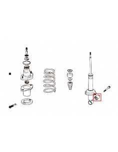 Rear Shock Absorber Bushing Honda Civic 2