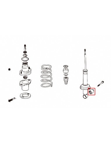 Rear Shock Absorber Bushing Honda Civic