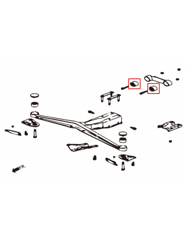 Rear Diff Support Member Bushing Subaru Forester, Impreza
