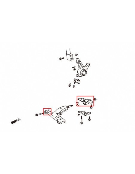 Front Lower Arm Bushing Toyota Corolla/altis/auris