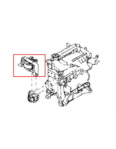 Harden Engine Mount Ford Focus, Mazda 3, 5