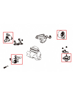 Harden Engine Mount Honda Civic 2