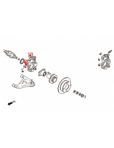 Kit Boccole mozzo posteriore Hardrace Nissan 300ZX Z32 Silvia S13 S14 S15 Skyline R32 R33 R34 2