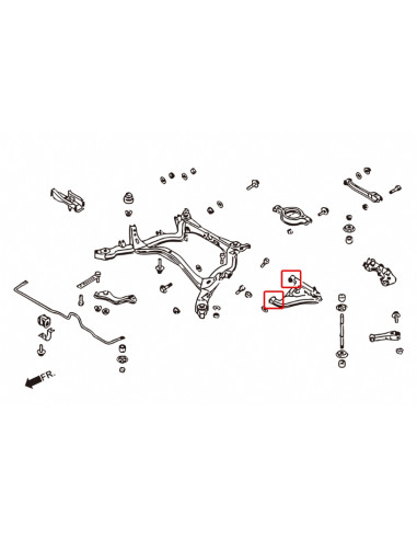 Rear Lower Control Arm Bushing Nissan 240SX, Skyline, Z-series