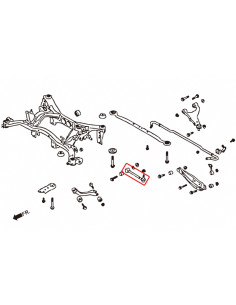 Braccio convergenza posteriore Hardrace Subaru BRZ  Toyota GR86 GT86 086A Impreza MK4 2