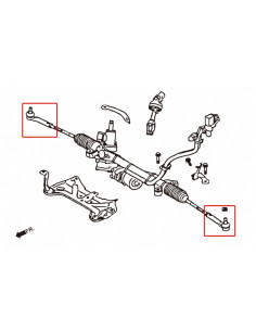 Rc Tie Rod End Scion, Subaru, Toyota 2