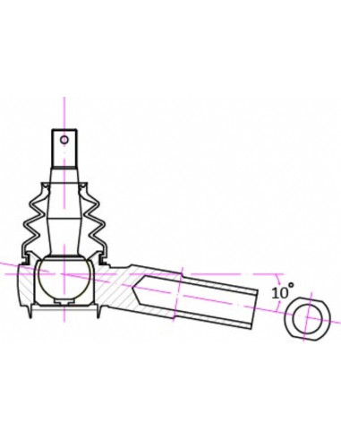 Rc Tie Rod End Infiniti Q45, Nissan 240SX