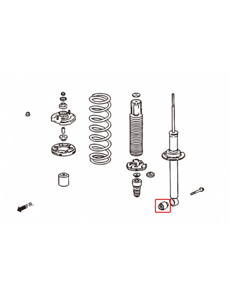 Rear Shock Bushing Honda Accord