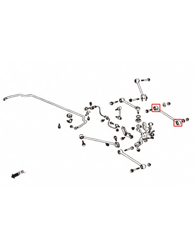 Rear Rear Lower Arm Bushing Honda Accord