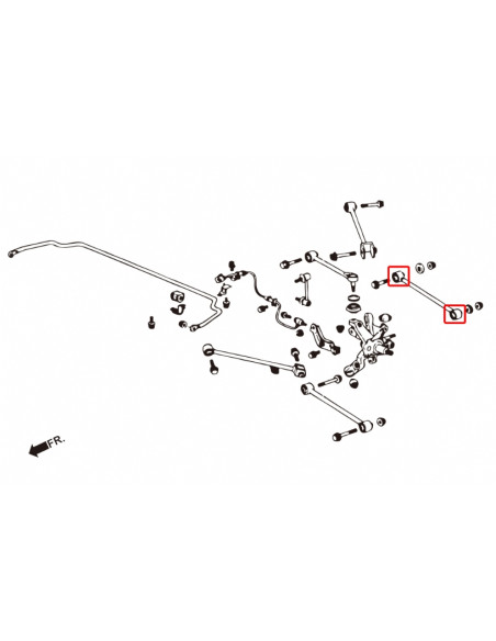 Rear Rear Lower Arm Bushing Honda Accord