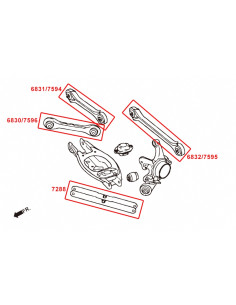 Rear Toe Control Arm Bmw 1 Series, 3 Series, X1 2