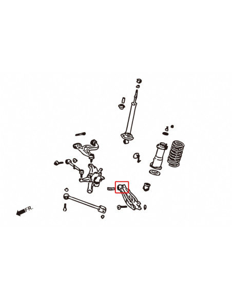Rear Lower Arm Bushing Lexus IS, Toyota Altezza, Mark ii