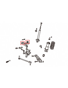 Silent block superiore posteriore Hardrace Toyota Altezza MK1 Lexus GS IS 2