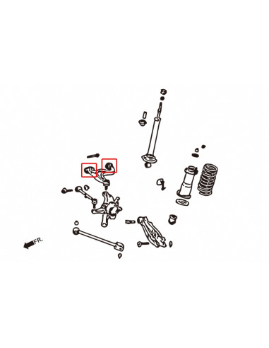 Rear Upper Arm Bushing Lexus, Toyota