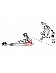 Boccole Braccio inferiore posteriore Hardrace Honda S2000 Lato Ammortizzatori MK1 MK2 2