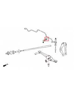 Silent block anteriore Hardrace Honda Del Sol CR-X Civic MK5 MK6 Integra MK3 2