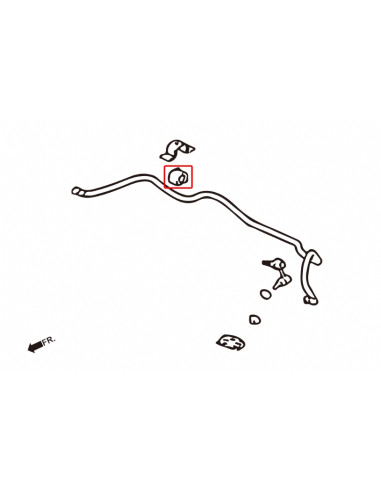 Boccole Barra Stabilizzatrice anteriore Hardrace Mitsubishi Lancer Evo 7 8 9 CJ CS