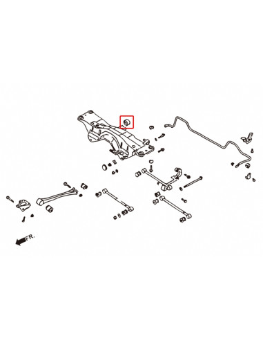 Rear Differential To Sub-frame Bushing Subaru Forester, Impreza, Legacy/outback
