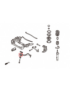 Silent block inferiore anteriore Hardrace BMW Serie 1 E8x +1M Serie 3 E9x +M3 X1 E84 Z4 E89 2