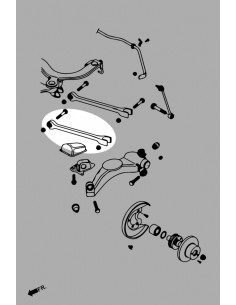 Kit camber posteriore Hardrace Audi A3 8L VW Golf MK4 R32 TT 8N3 8N9 2