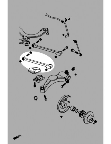 Kit camber posteriore Hardrace Audi A3 8L VW Golf MK4 R32 TT 8N3 8N9