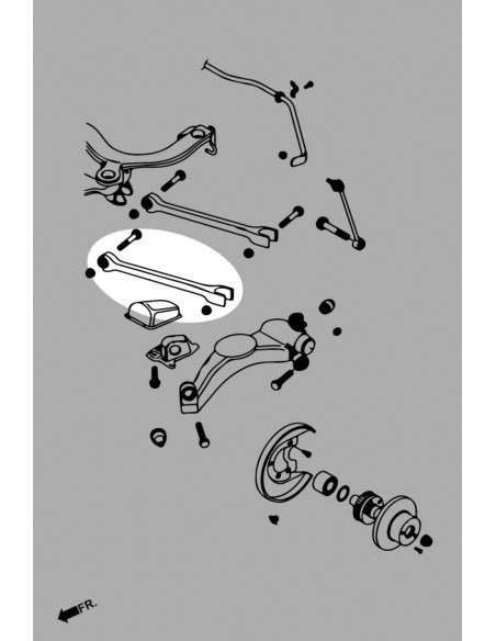 Kit camber posteriore Hardrace Audi A3 8L VW Golf MK4 R32 TT 8N3 8N9