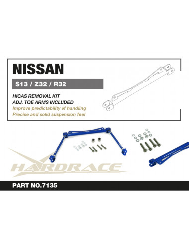 Kit eliminazione HICAS Hardrace Nissan 300ZX Z32