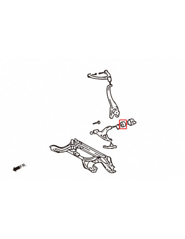 Front Lower Arm Bushing Lexus LS, Toyota Celsior