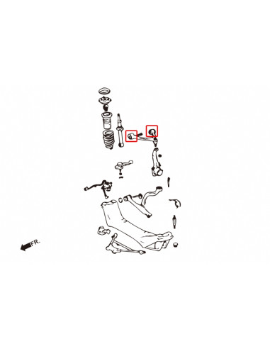 Front Upper Arm Bushing Lexus GS, SC, Toyota Aristo