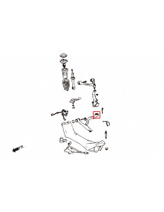 Front Tension Rod Bushing Lexus GS, SC, Toyota Aristo 2