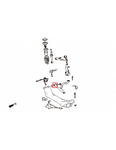 Boccola braccio superiore anteriore Hardrace Lexus GS MK2 S160 SC Z40 2