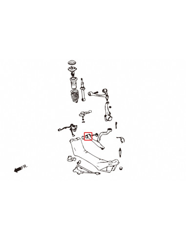 Boccola braccio superiore anteriore Hardrace Lexus GS MK2 S160 SC Z40