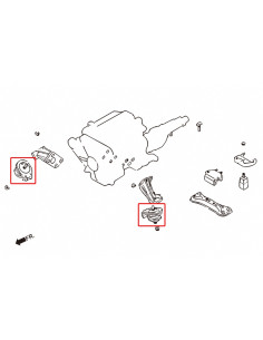 Supporto motore rinforzato Hardrace Nissan 300ZX Z32 2