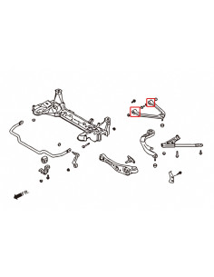 Boccole del Braccio superiore anteriore Hardrace Nissan 350Z Infiniti G35 2