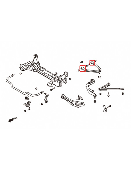 Front Upper Arm Bushing Infiniti G series, Nissan Skyline, Z-series