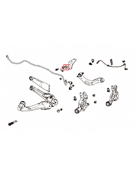 Rear Reinforced Stabilizer Bushing Honda Civic