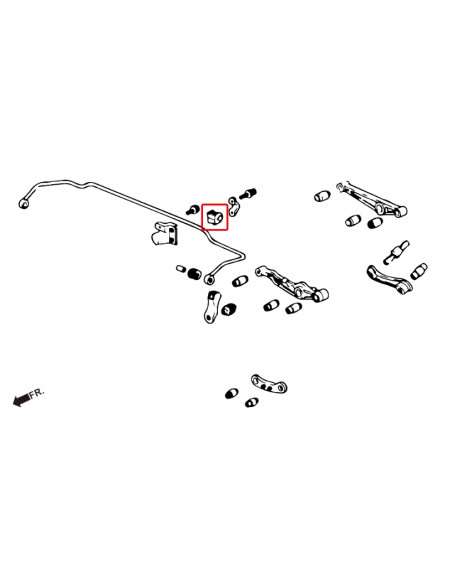 Rear Stabilizer Bushing Honda Civic, Integra