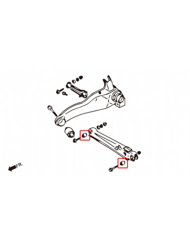 Rear Lower Arm Bushing Mitsubishi Lancer evolution