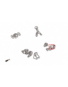 Supporto motore Sinistro rinforzato Hardrace Mitsubishi Lancer VII VIII IX 2