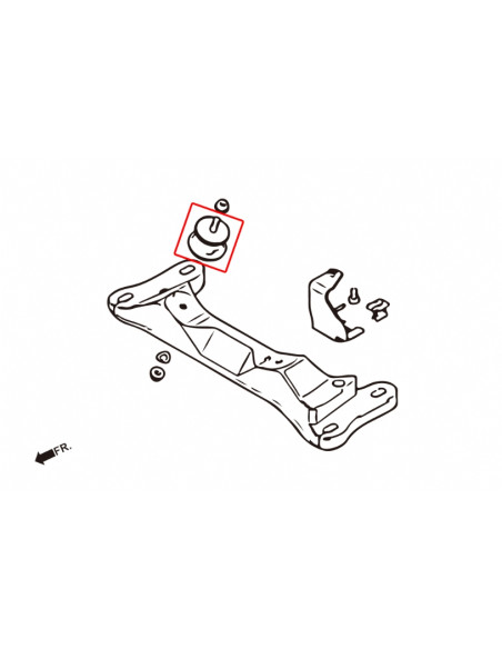 Supporti motore e cambio rinforzati Hardrace BMW Serie 3 E36 E46 +M3 Z3 Z4 E85 E86 versione street