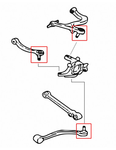 Rear Arm Ball Joint Mitsubishi Lancer evolution