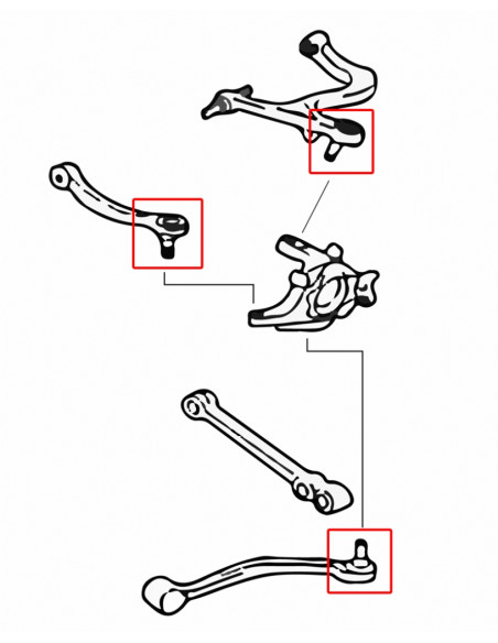 Rear Arm Ball Joint Mitsubishi Lancer evolution