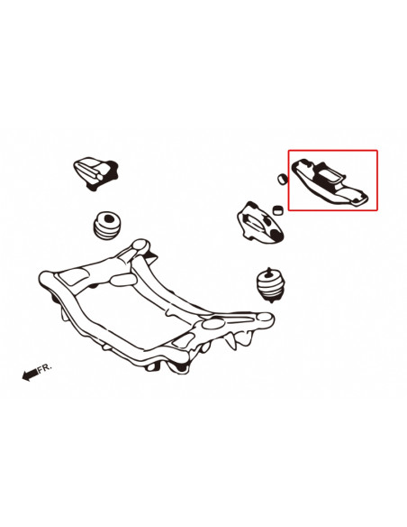 Harden Transmission Mount Hyundai Genesis coupe