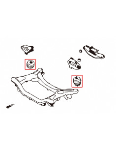 Supporto motore rinforzato Hardrace Hyundai Genesis MK1 2.0 turbo 2